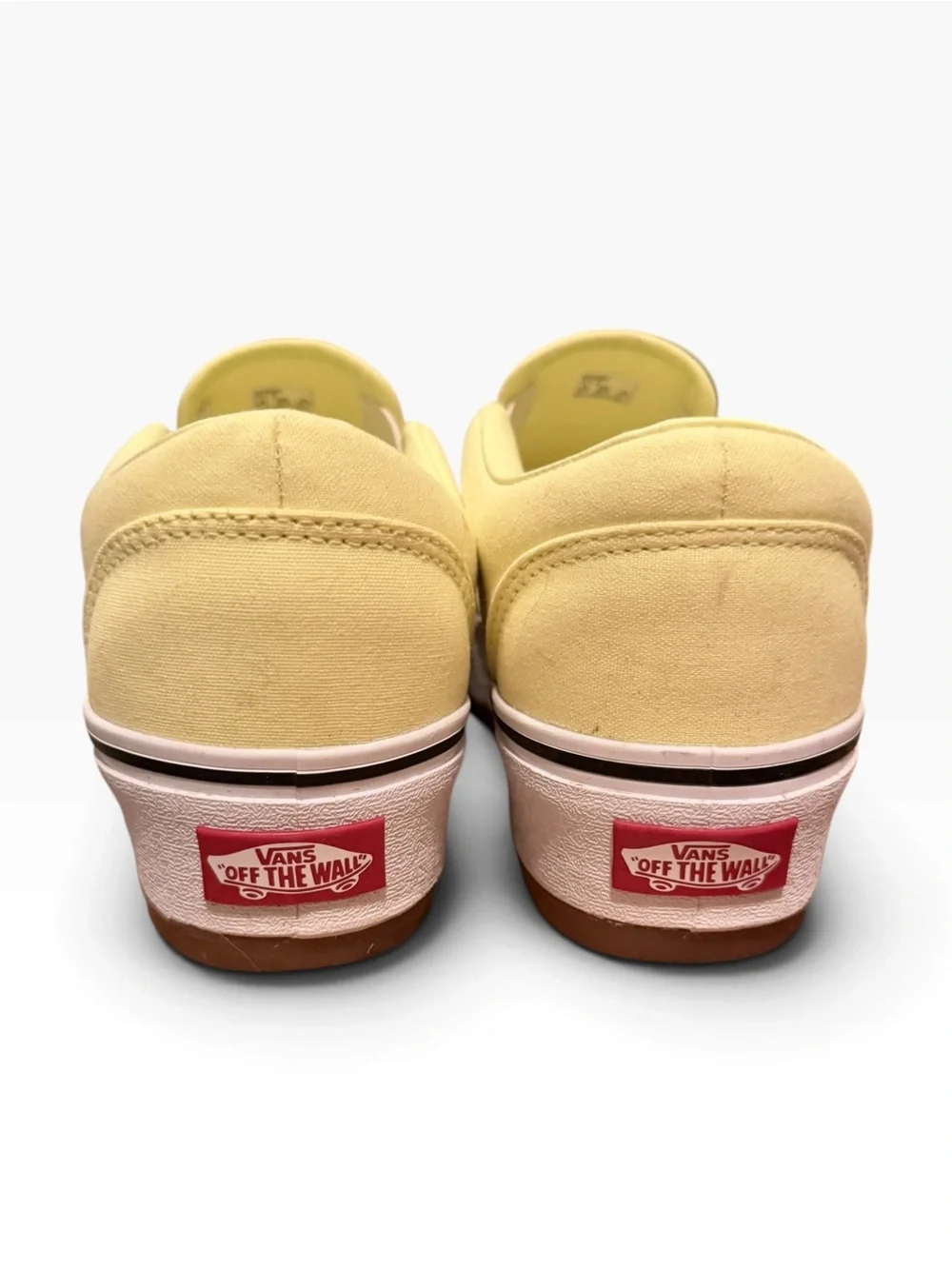 Vans Slip-On Asher Platform Sneakers - Pale Yellow